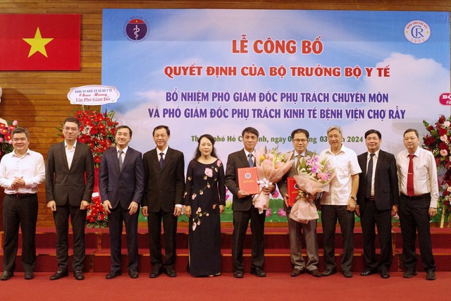  Bộ Y tế trao quyết định bổ nhiệm 2 Phó Giám đốc Bệnh viện Chợ Rẫy